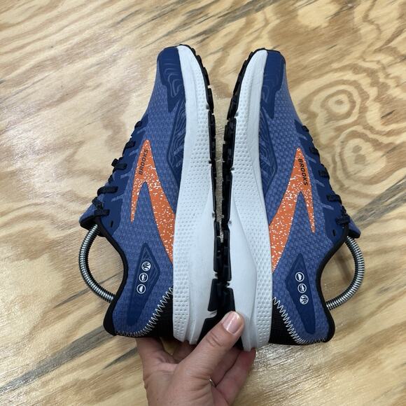 Brooks Divide Trail Running Shoe Sneaker Men’s 8.5 Blue Outdoor Comfort - Picture 8 of 12